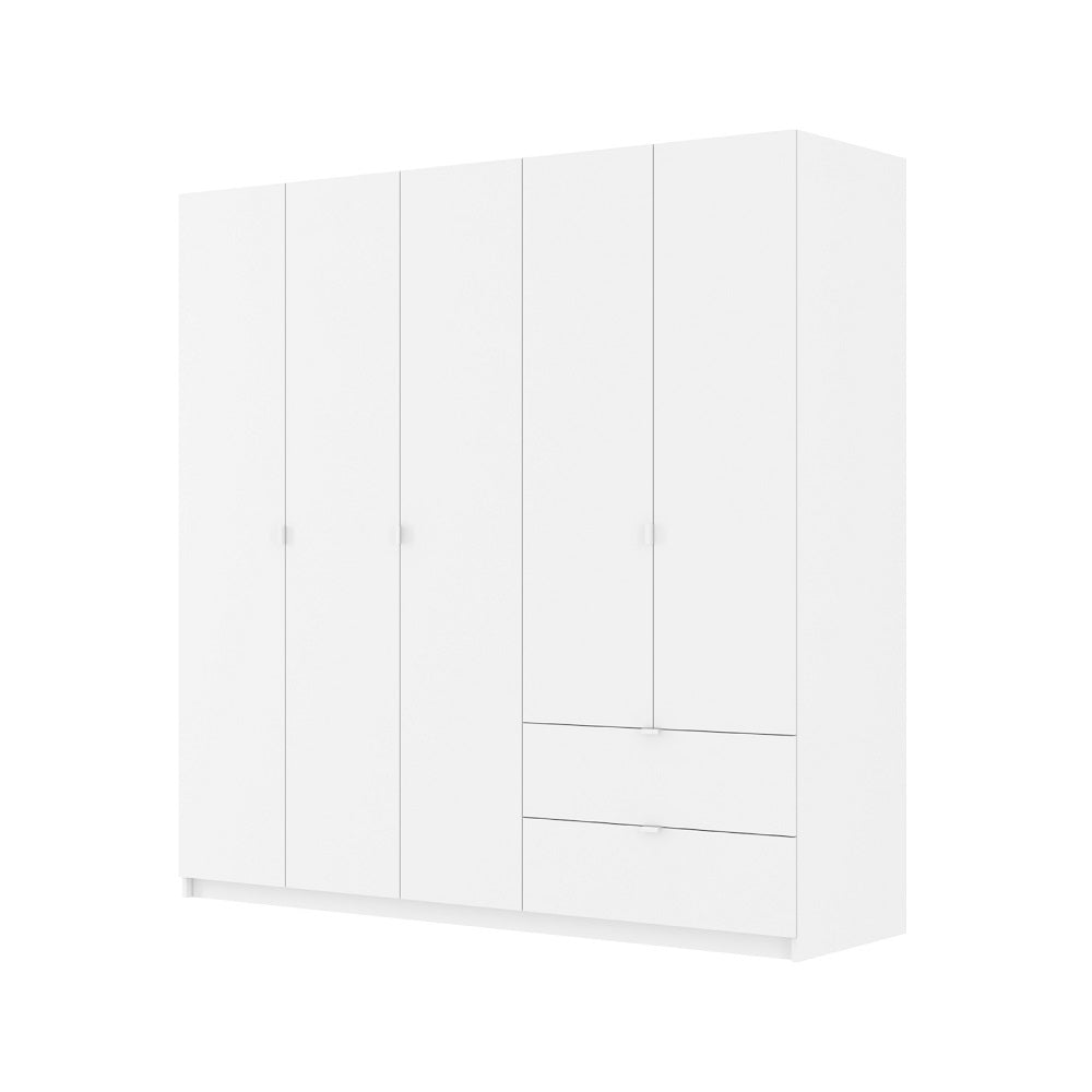 MELODIAN+VITA BEDROOM SET (BED, 5 DOORS WARDROBE, DRESSING TABLE, MIRROR)
