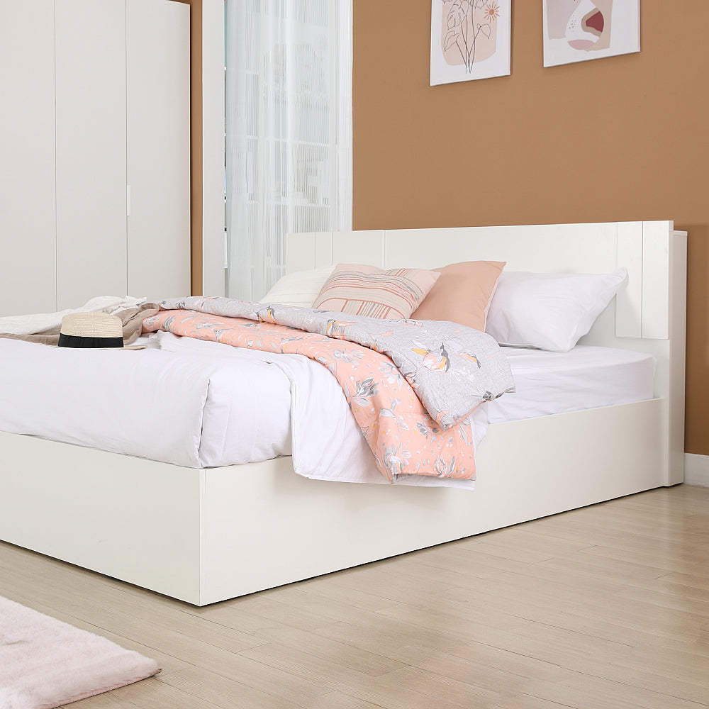 MELODIAN+VITA BEDROOM SET (BED, 5 DOORS WARDROBE, DRESSING TABLE, MIRROR)